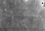 from Lunar Orbiter IV image 4158_h2 - area between Sharp & Mairan Rilles :courtesy of LPI