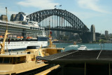 Utsikt mot Sydney Harbour Bridge