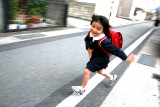 Camera-Shy School Girl