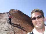 Descending Ayers Rock