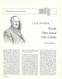 Page 1 of Tolkien article (Rally, Aug. 1966)