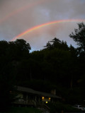 Double Rainbow at sunset