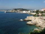 View NW from Boulevard Franck Pilatte