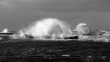 storm at Scheveningen harbour