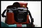 Classic Canon G11 Brown Leather Case