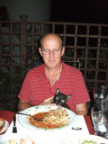 Bob cheating on Gabby at a restaurant in North Cyprus
