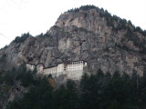 Last view of the monastery on this day.