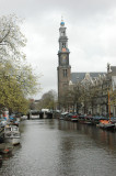 Westerkerk - the site of Rembrandts unmarked grave