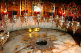 the 14-pointed silver star marking the spot believed to be where Jesus was born