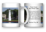 Peach Island Rear Range Light