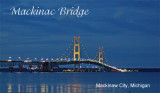 Mackinac Bridge at Dusk