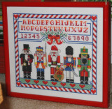 Nutcracker sampler cross stitch