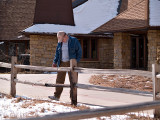 Marv Making Foot Prints