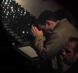 Deep in his prayer...