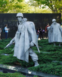 The Korean War Memorial in the National Mall