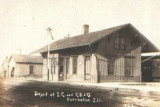 Forreston, Illinois Depot  Illinois Central Depot.