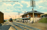 LaSalle Illinois Depot c1913  Chicago Rock Island  Pacific Railroad Station.JPG