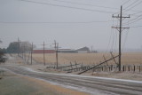 4 Utility poles down at Emerald Hill Golf Course.