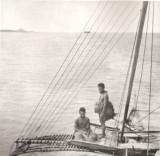 1890's canoe close up