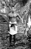 Nauruan Man In Traditional Dress
