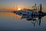 Shrimpers at Sunrise:  Fulton Marina