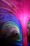 Fountains Abbey Coloured Lights  09_DSC_8054