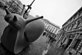 Giant Snail in front of Palazzo Marino