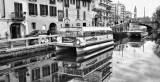 Touristic Boats on Naviglio Grande