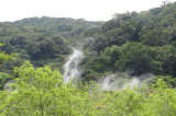 More steaming fumaroles