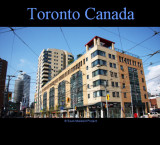 Toronto Canada Street Car Wires above street