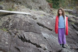 Annika on the rocks