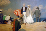 La plage de Cabourg by Ren-Xavier Prinet, 1910