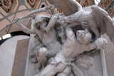 Les chasseurs daigles by Jules Coutin, plaster model for the Muse dHistoire Naturelle, Paris, 1900