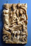 English alabaster altar panels, 15th C, Muse du Cluny