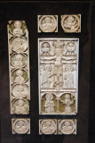 Ivory plaques from book binding, Venice 11-12th C