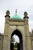 Mughal-style north gate to the Royal Pavilion dated 1832