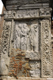 Carved panel on the Arch of the Money-changers, Rome