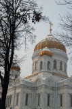 Cathedral of Christ the Saviour in winter, Moscow