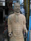 Life-size replica terracotta warrior, Stanley Market