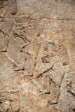 Detail from the manufacture and transport of a colossal stone bull, Assyrian ca 700 BC, Nineveh