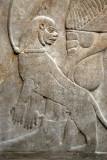 Exotic animal brought as tribute to the palace of Nimrud (Iraq) ca 860 BC