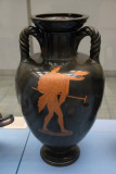 Wine-jar (amphora) male figure, Athens, ca 490 BC