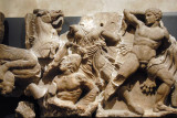 The Bassae Sculptures - Greeks fight Amazons, one of the 12 Labors of Hercules