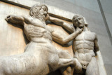 ...the Lapith attempts to fend off the Centaur with fist and knee, South Metope XXXI