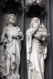 Adam and Noah on the west faade of Cologne Cathedral