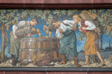 Mosaic in the Rathaus courtyard, Frankfurt