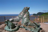 Statue at Sea Lion Point by Ken Scott, 1982, Oregon