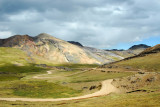 The road descending from the pass at Abra Chonta