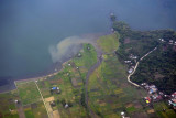 Paddies on the shores of Taal Lake, Laurel, Luzon, Philippines