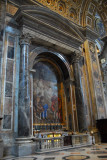 Altar of St. Basil with a 1751 mosaic after a painting by Pietro Subleyras